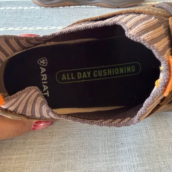 Ariat Men's Working Mile Composite Toe Work Boots Size 10.5 - Picture 6 of 7